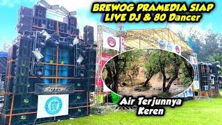 AIR TERJUNNYA KEREN‼️BREWOG AUDIO & PRAMEDIA READY LIVE DJ DI PANTAI PELANG TRENGGALEK