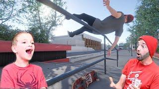 FATHER SON SKATEBOARDING VIDEO GAME! / Skater XL