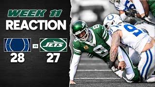 IMPLOSION - Jets Choke away lead in final minutes - Colts vs Jets Reaction