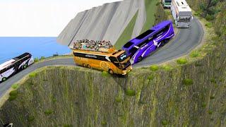 Driver Carrying Overload Passenger ! World Most Dangerous Road in The World - Euro Truck Simulator 2