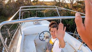 The Rebuild Starts. Restoring a wrecked sailboat with VERY little experience | SAILING SEABIRD Ep.72