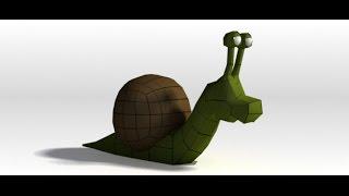 3D Modeling Snotty the Snail (1 of 3) - Tutorial