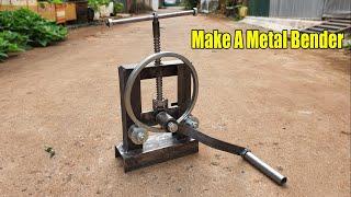 Homemade A Metal Bender - Simple Homemade Roller Bender