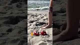 Cute Life Doodles | Foot crush 2 tomatoes on the beach #cutelifedoodles #shorts #doodles #doodlesar