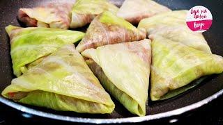 I have never made such delicious Stuffed Cabbage Rolls - Simply mouth-watering! How to wrap them?