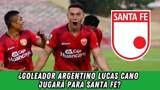 ¿Goleador argentino Lucas Cano jugará para Santa Fe?