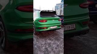 green Bentley bentayga