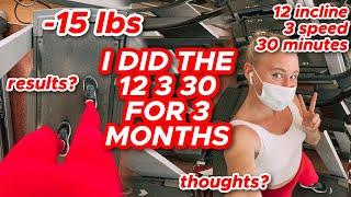 i did the 12 3 30 for 3 months & here's what happened...