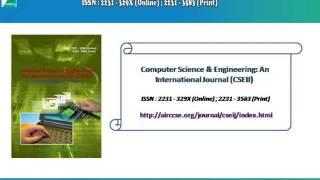 International Journal of Information Technology, Modeling and Computing (IJITMC)