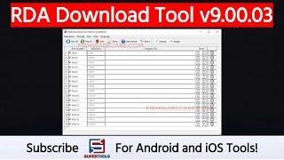 Flash Android Smartphone Running on RDA Chipset using RDA Download Tool v9.00.03 | Super Tools