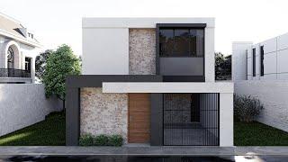 Modern House Design 7x15 Meters | Casa de 7x15 metros