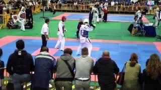 Luca Calzolari vs Stefano Di Venanzio - cat.-74 Kg- Campionati Italiani di Taekwondo