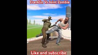 Franklin Vs joint zombie #indianbikesdriving3d #youtubeshorts #harshtatsuya