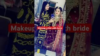 Bridal makeup by makeup artist | Indian bridal makeup | makeup #shorts #makeup #trending #bridal