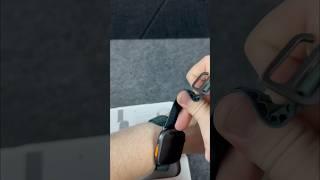 Black Titanium Apple Watch Ultra and Dark Green Alpine Loop🫠🫢 #technology #shorts