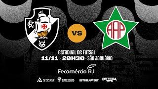 VASCO X  PORTUGUESA  |  ESTADUAL DE FUTSAL  |  AO VIVO