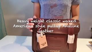 Dr. Martens Satchel 11'' charro brando leather UNBOXING!!