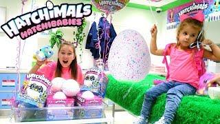 Hatching HatchiBabies in Real Life Hatchery Nursery on Hatchimals Day