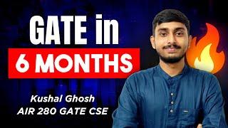 GATE CSE 2024 Topper shares Preparation Strategy | Kushal Ghosh | Got AIR 280 in Third Year