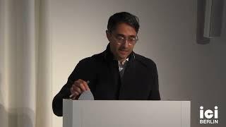 Thomas Khurana: Politics of Nature (Center for Post-Kantian Philosophy, ICI Berlin)