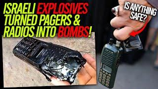 Explosives Were Used To Turn Israeli Walkie Talkies and Pagers Into Bombs!