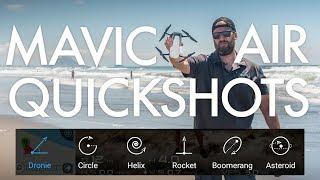 Mavic Air Quickshots Tutorial and Examples