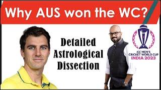 Why Australia won the Cricket WC? - Only for serious learners I Astrological post-event dissection