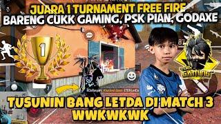 JUARA 1 TURNAMENT CONTENT CREATOR EPEP! BANG LETDA DITUSUNIN SQUAD KOLAK PISANG WKWK! GA ADA OBAT!!