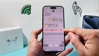 How to Send Audio Messages on iPhone