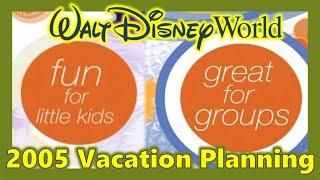 2005 Walt Disney World Vacation Planning DVD | Fun for Little Kids | Great for Groups