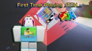 NOOB PLAYS JTOH FOR THE FIRST TIME...