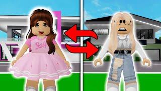 NERD AND BULLY SWITCHED BODIES!! **BROOKHAVEN ROLEPLAY** | JKREW GAMING