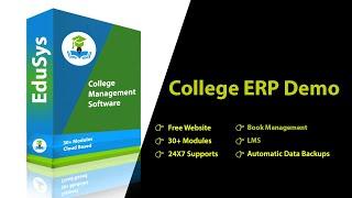 College ERP Demo - Higher Education Institute Management Software