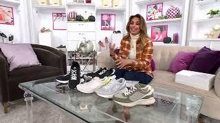 Ryka Casual Gore Lace-Up Sneakers - Jog On on QVC