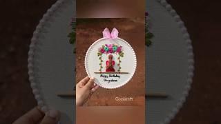 Happy Birthday Embroidery Hoop ️ #embroidery #handembroidery #girlembroidery  #handwork #beautiful