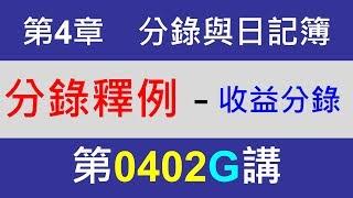 方炳傑0402G第4章分錄與日記簿第2節買賣業常見的分錄－收益分錄