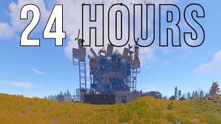 24 Hours on the HARDEST SERVER in RUST