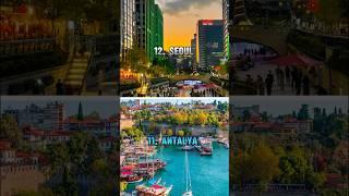 Most Visited City In the World #seoul #antalya #dubai #viral #trending #travel #youtubeshort #short