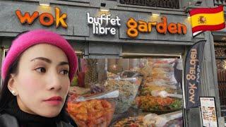 WOK GARDEN BUFFET MADRID experienced | Gandang Filipina sa España | Life in Spain #256