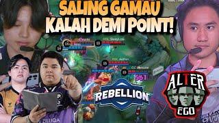 PEREBUTAN POINT UNTUK BISA MASUK PLAYOFF !! ALTER EGO VS REBELLION MATCH 1 - MPL S14