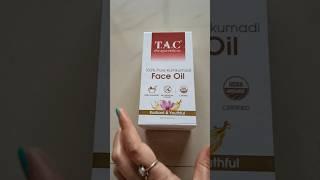 TAC ayurvedic face oil// Radiant n glowing skin// 100% pure kumkumadi face oil