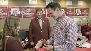 Mark Fisher '23 gets his Aggie Ring