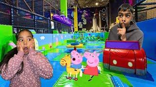 PEPPA PIG WORLD [CRAZY] Indoor Soft play area FUN | **SHOCKING INSANE**