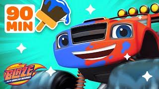 Makeover Machines #37 w/ Superhero Blaze! | Games for Kids | Blaze and the Monster Machines