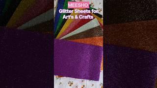 10 Glitter Sheets for Arts & Craft review / 110 under #meeshohaul #meeshofinds #shorts #feed #yt