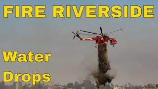 7/1 24 Hawarden Hills Fire Helicopter Water Drops California Wildfires