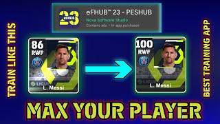 How To Train A Player Using eFootball Hub 23| eFootball Mobile 2023|#efootball #efootballdomb