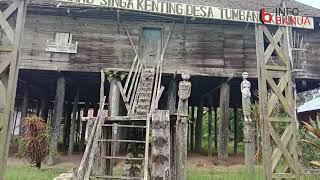 RUMAH BETANG BERUMUR 200 TAHUN DESA TUMBANG KORIK KALIMANTAN TENGAH