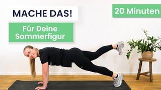 Sommerfigur in der letzten Minute: 20 Minuten Ganzkörper-Workout!