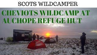 Explore England wild camping Cheviot hills Auchope Mountain refuge hut